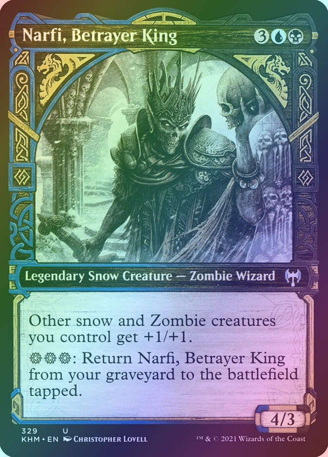 Narfi, Betrayer King (KHM) (329) / Showcase / Foil