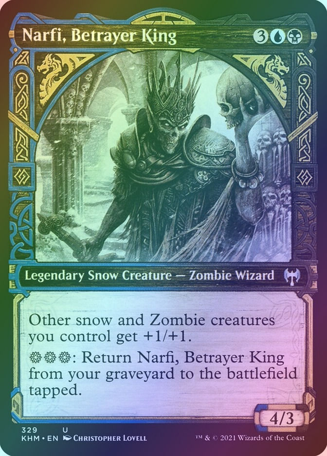 Narfi, Betrayer King (KHM) (329) / Showcase / Foil