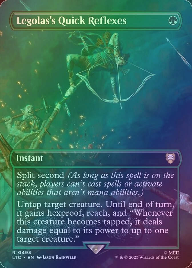 Legolas's Quick Reflexes (LTC) (493) / Borderless / Foil