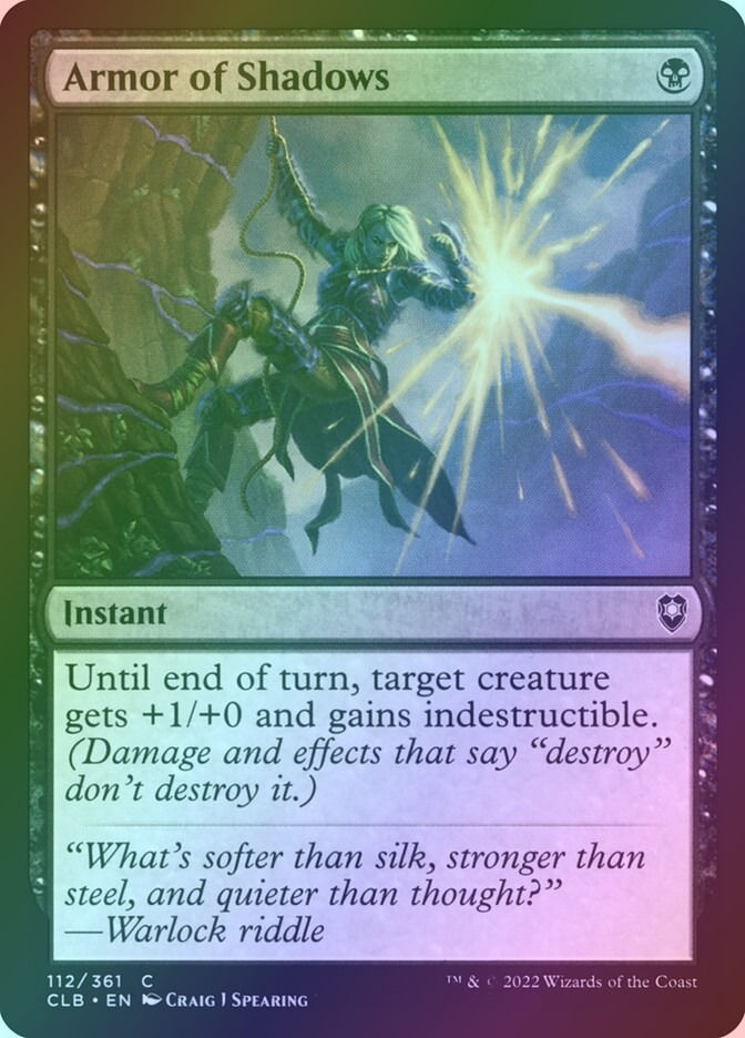Armor of Shadows (CLB) (112) / Foil