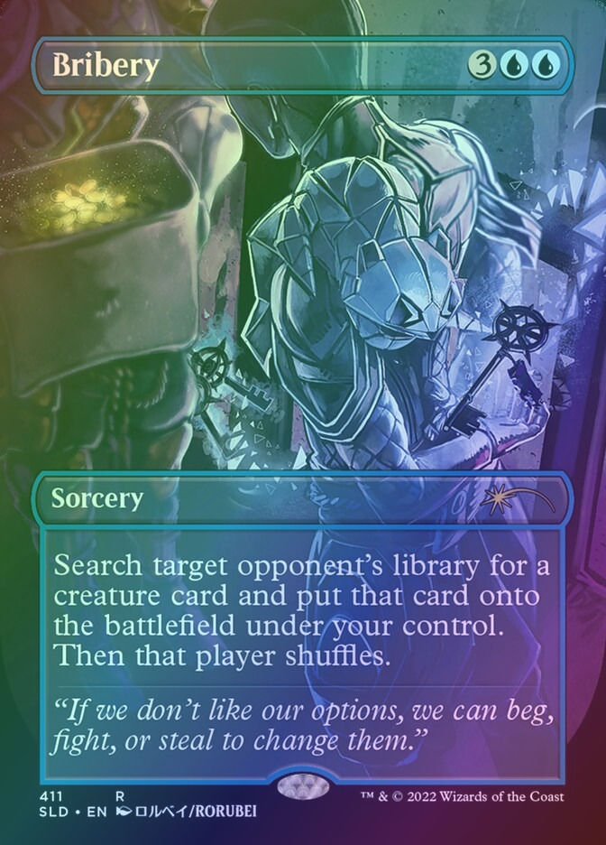 Bribery (SLD) (411) / Borderless / Foil