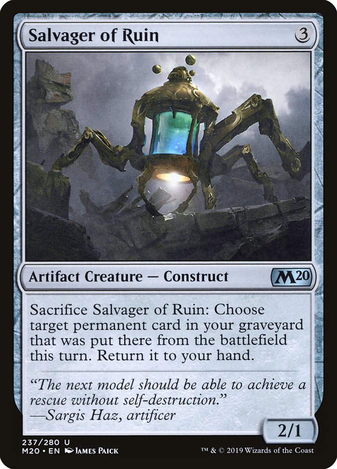Salvager of Ruin (M20) (237)