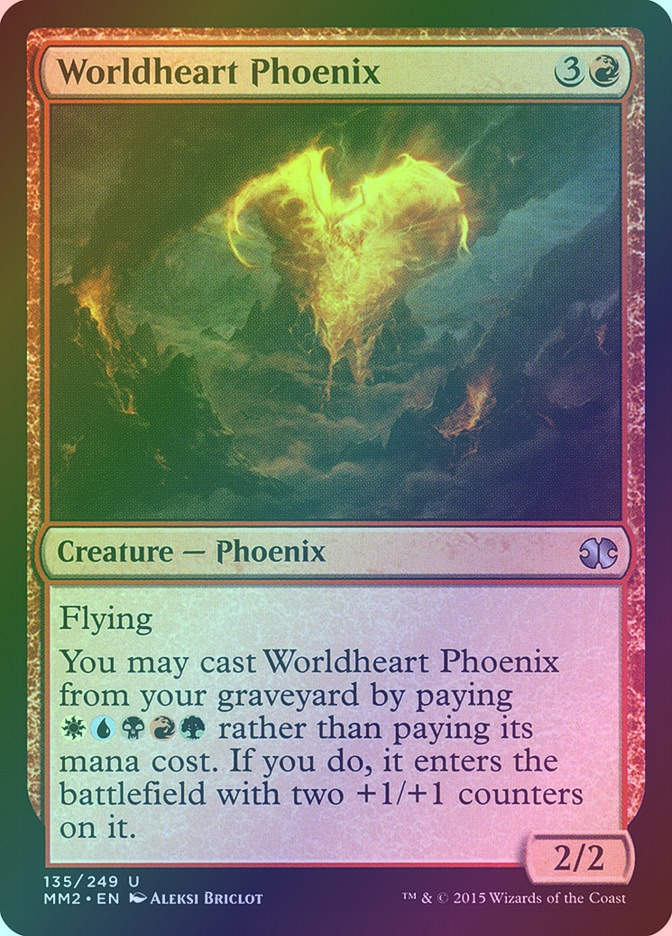 Worldheart Phoenix (MM2) (135) / Foil