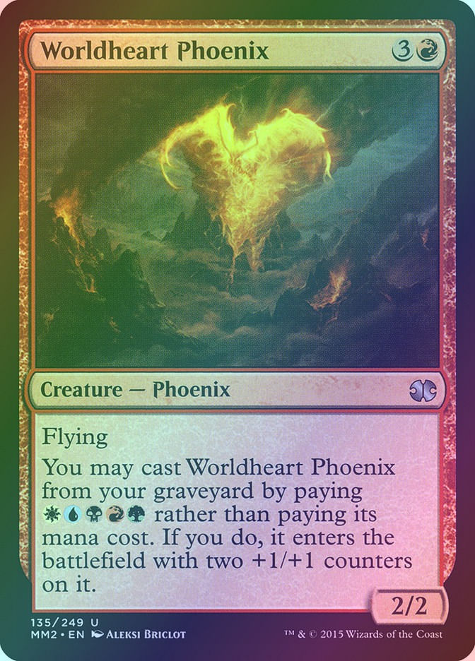 Worldheart Phoenix (MM2) (135) / Foil