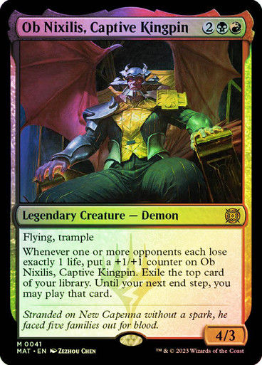Ob Nixilis, Captive Kingpin (MAT) / Foil