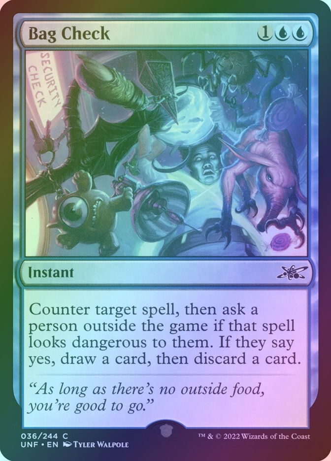 Bag Check (UNF) (36) / Foil