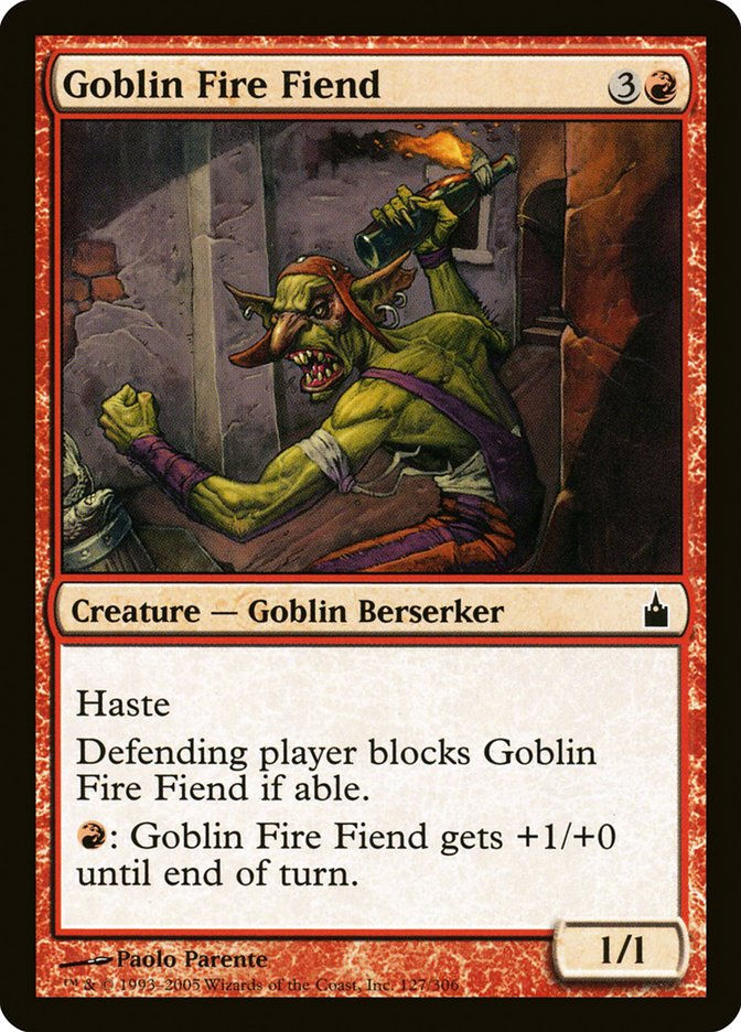 Goblin Fire Fiend (rav)