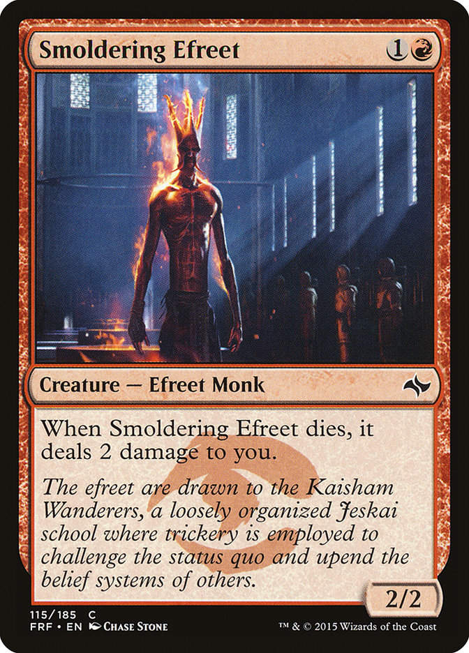Smoldering Efreet (FRF) (115)