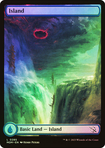 Island (mom) (285) / Full Art / Foil
