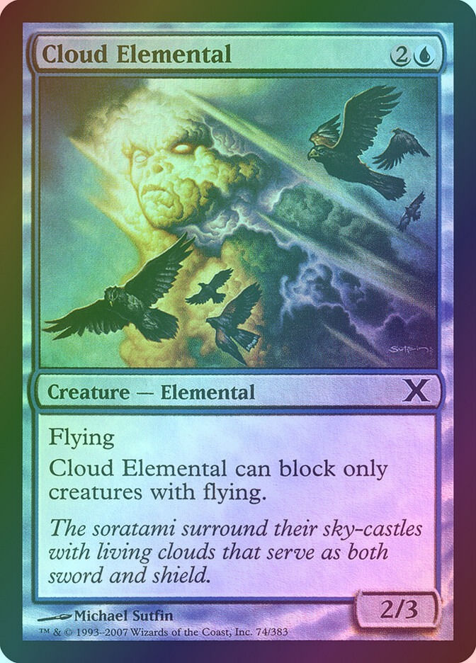 Cloud Elemental (10E) (74★) / Foil