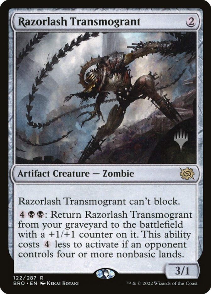 Razorlash Transmogrant (PBRO) (122p)