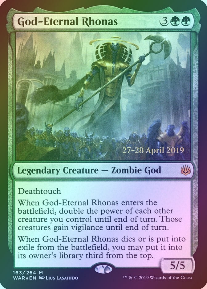 God-Eternal Rhonas (PWAR) (163s) / Foil