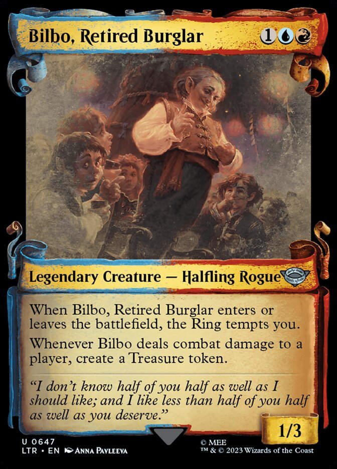 Bilbo, Retired Burglar (LTR) (647) / Showcase