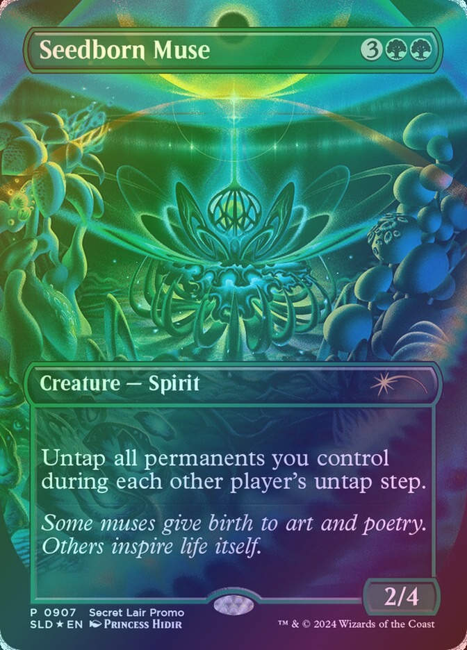 Seedborn Muse (SLD) (907) / Borderless / Rainbow Foil