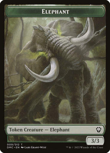 Elephant Token // Treasure Token (tdmc)