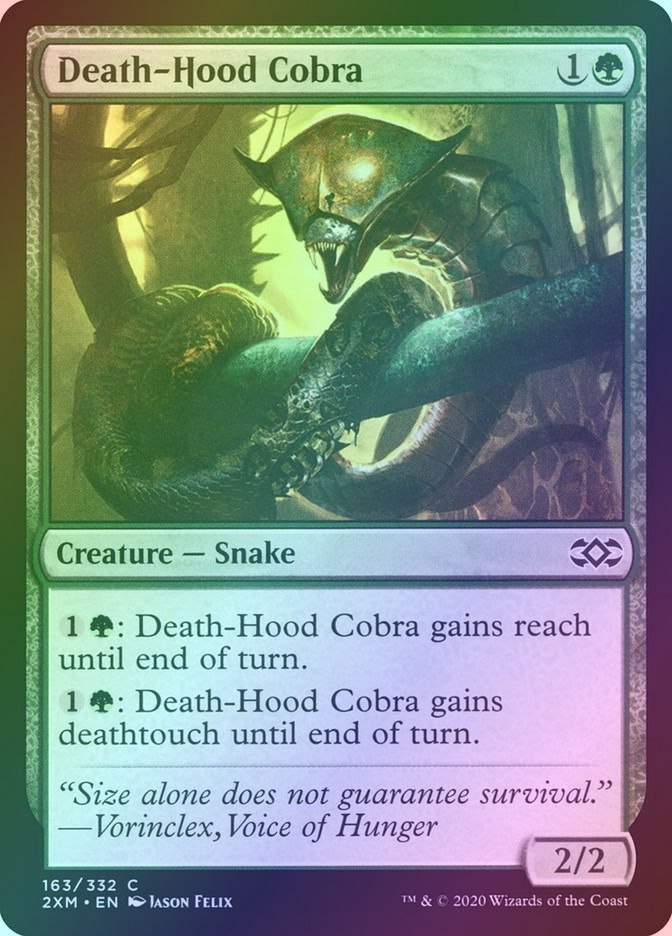 Death-Hood Cobra (2XM) (163) / Foil