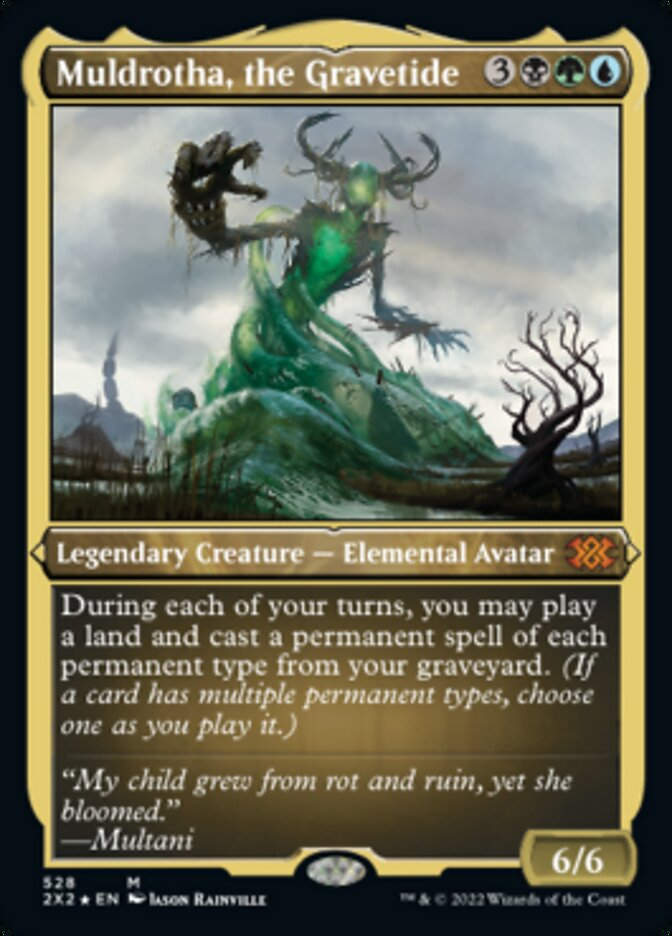 Muldrotha, the Gravetide (2X2) / Etched Foil