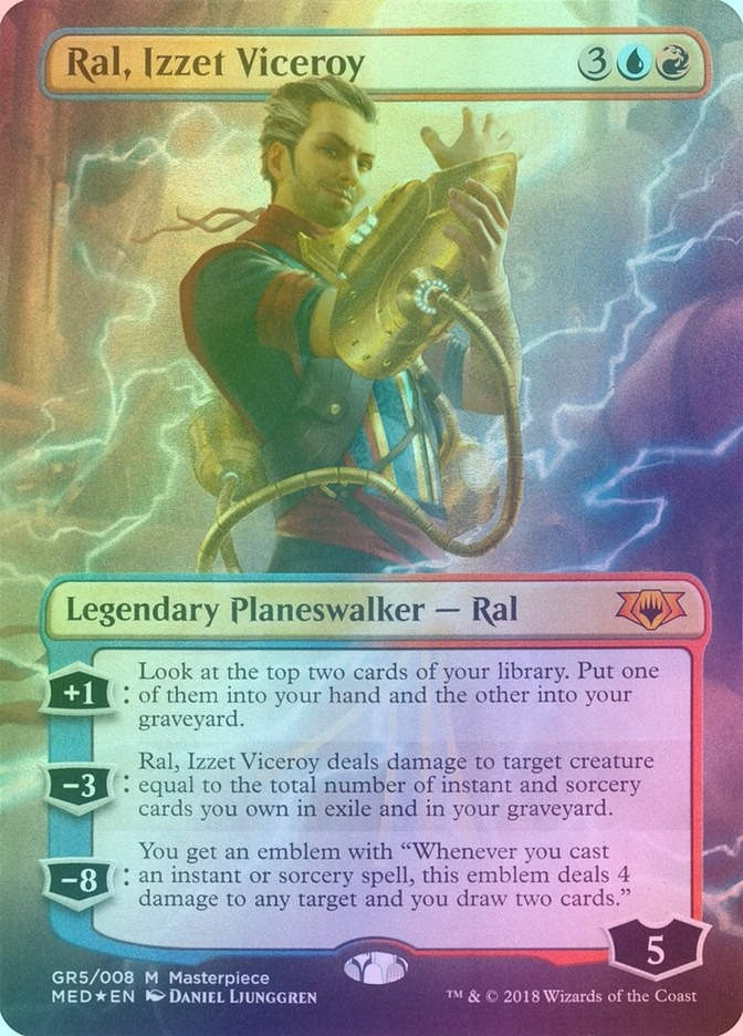 Ral, Izzet Viceroy (MED) (GR5) / Borderless / Foil