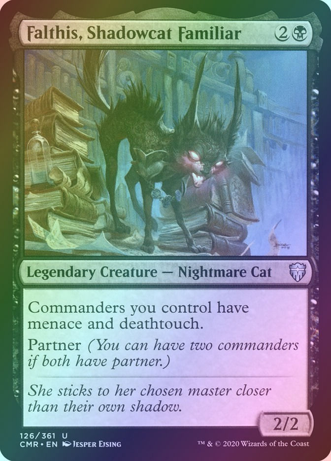 Falthis, Shadowcat Familiar (CMR) (126) / Foil