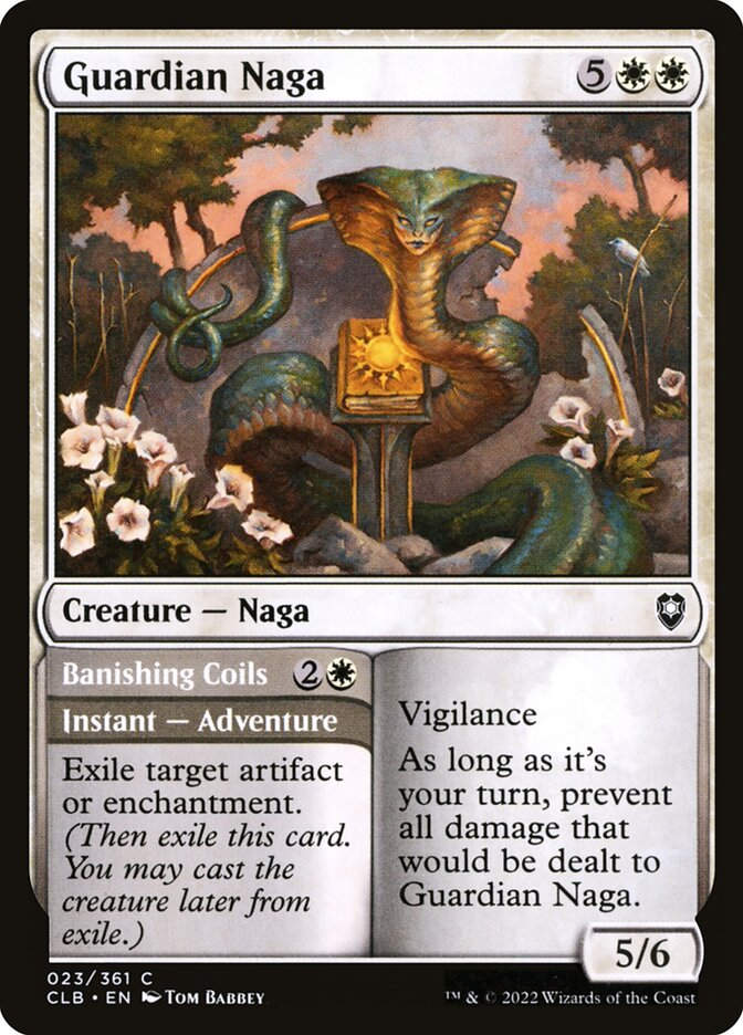 Guardian Naga // Banishing Coils (CLB) (23)