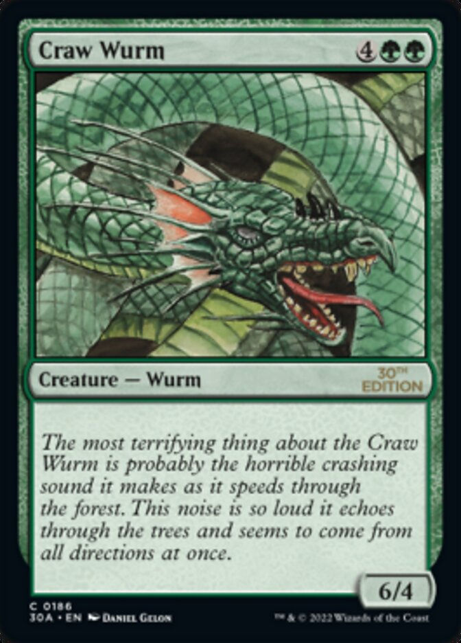 Craw Wurm (30a)