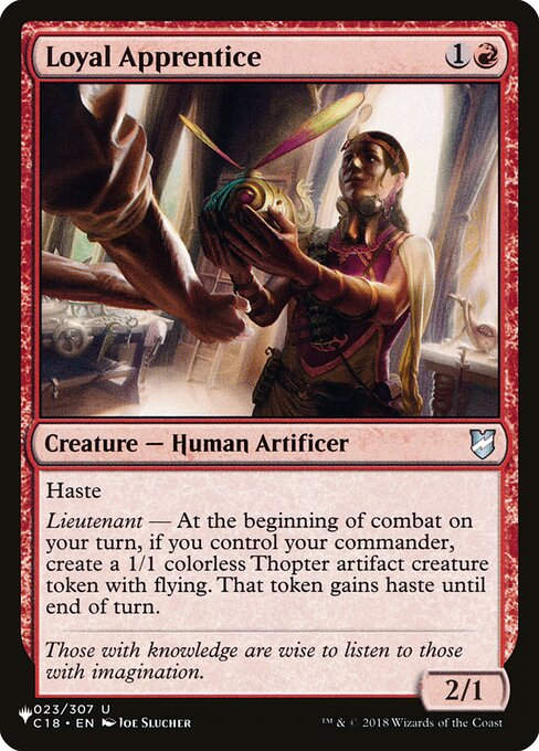 Loyal Apprentice (PLST) (C18-23)