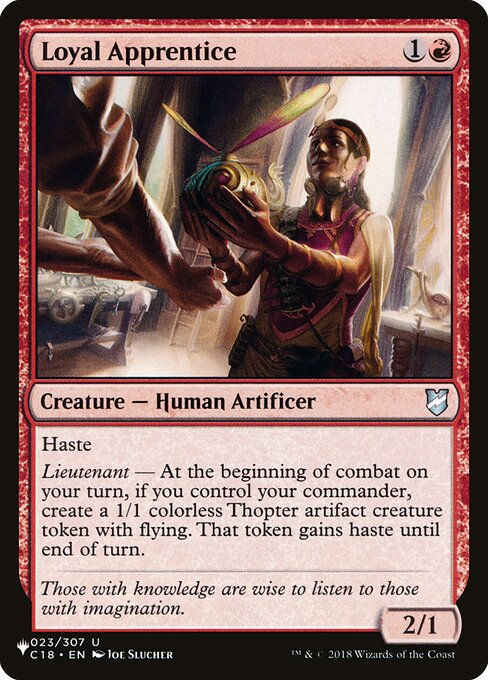 Loyal Apprentice (PLST) (C18-23)