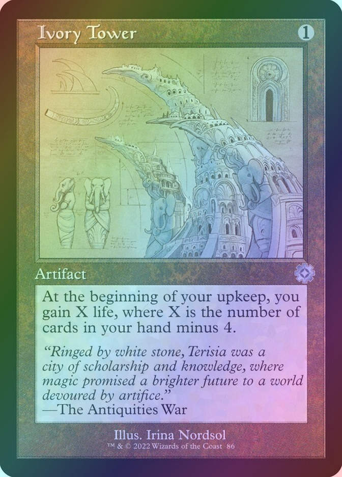 Ivory Tower (BRR) (86) / Foil / Schematic