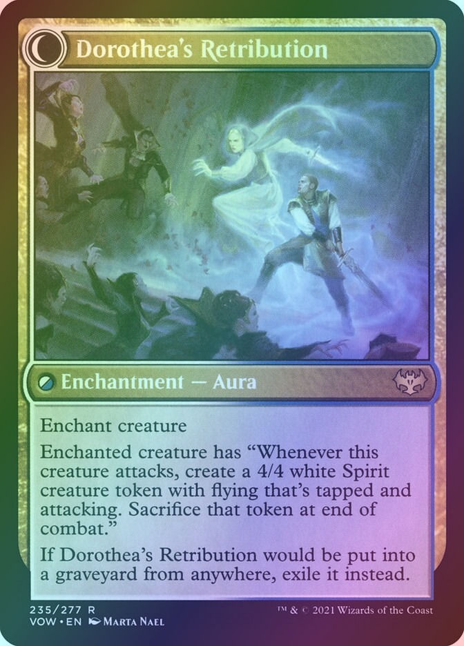 Dorothea, Vengeful Victim // Dorothea's Retribution (VOW) (235) / Foil — cara 2 de 2