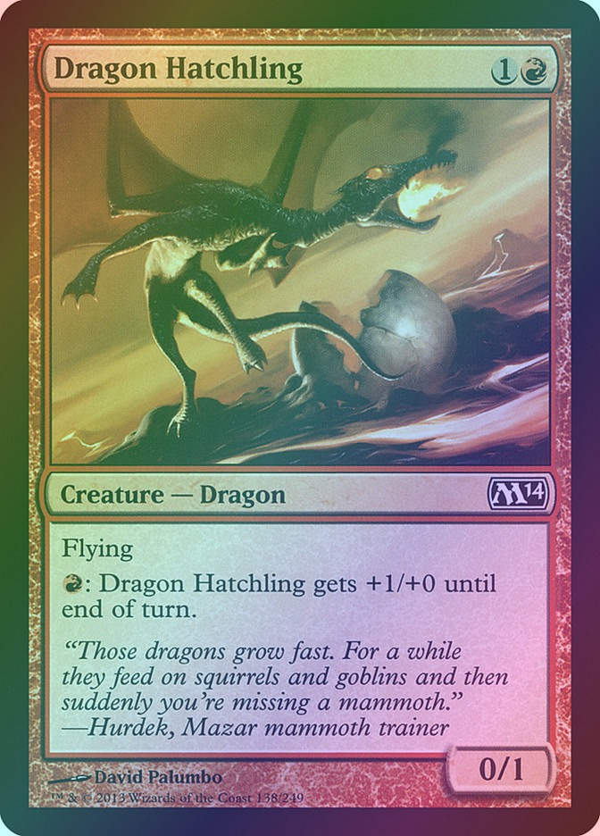 Dragon Hatchling (M14) (138) / Foil