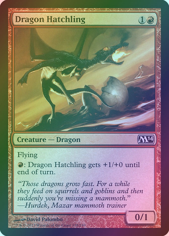 Dragon Hatchling (M14) (138) / Foil