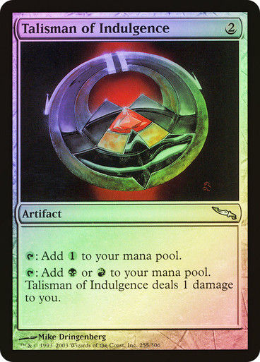 Talisman of Indulgence (MRD) (255) / Foil