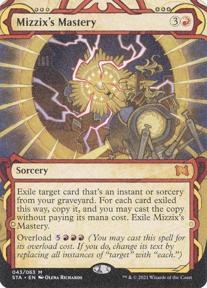 Mizzix's Mastery (STA) (43) / Borderless / Showcase / Foil Etched