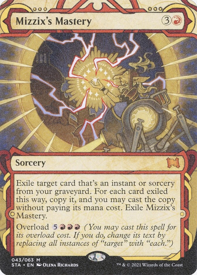 Mizzix's Mastery (STA) (43) / Borderless / Showcase / Foil Etched