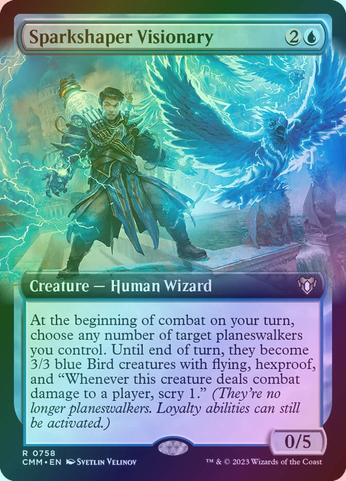 Sparkshaper Visionary (CMM) (758) / Extended Art / Foil
