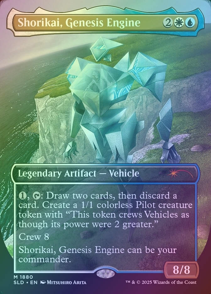 Shorikai, Genesis Engine (SLD) (1880) / Borderless / Foil