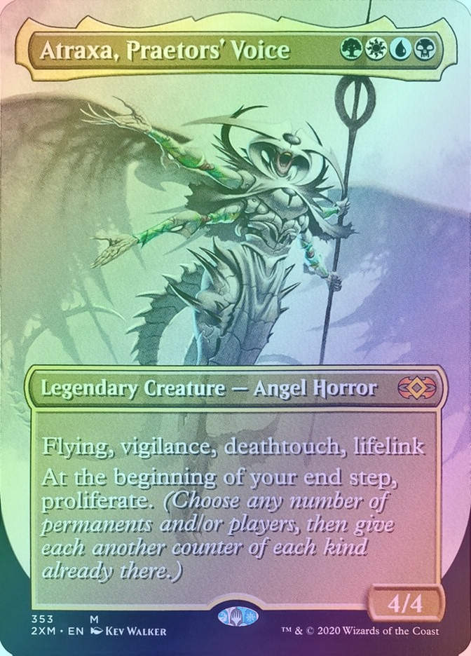 Atraxa, Praetors' Voice (2XM) (353) / Borderless / Foil