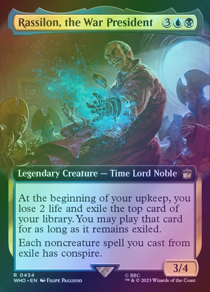 Rassilon, the War President (WHO) (434) / Extended Art / Foil