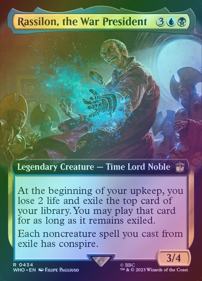 Rassilon, the War President (WHO) (434) / Extended Art / Foil