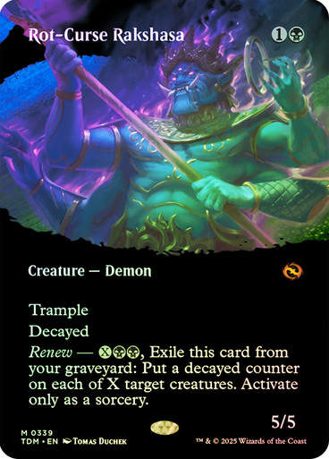 Rot-Curse Rakshasa (TDM) (339) / Foil / Showcase BL