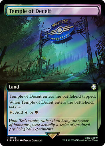 Temple of Deceit (pip) (1045) / Extended Surge Foil
