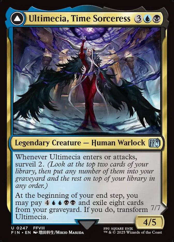 Ultimecia, Time Sorceress // Ultimecia, Omnipotent (FIN) (247) — cara 1 de 2