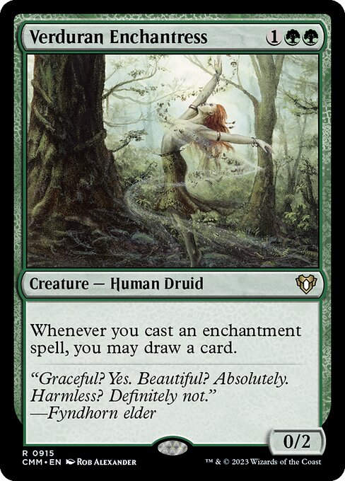 Verduran Enchantress (cmm) (Commander Deck)