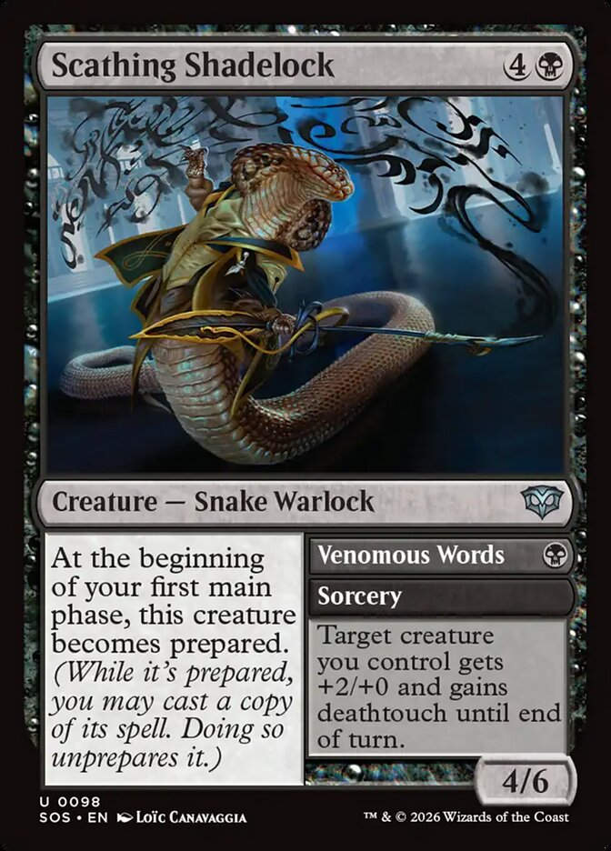 Scathing Shadelock // Venomous Words (SOS) (98)