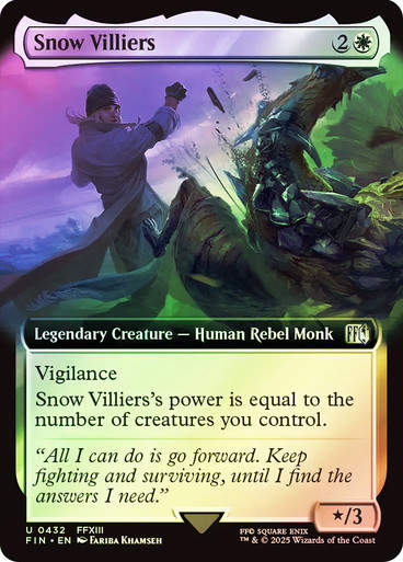 Snow Villiers (FIN) (432) / Extended Art / Foil