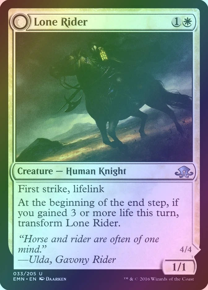 Lone Rider // It That Rides as One (EMN) (33) / Foil