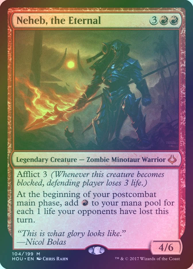 Neheb, the Eternal (HOU) (104) / Foil