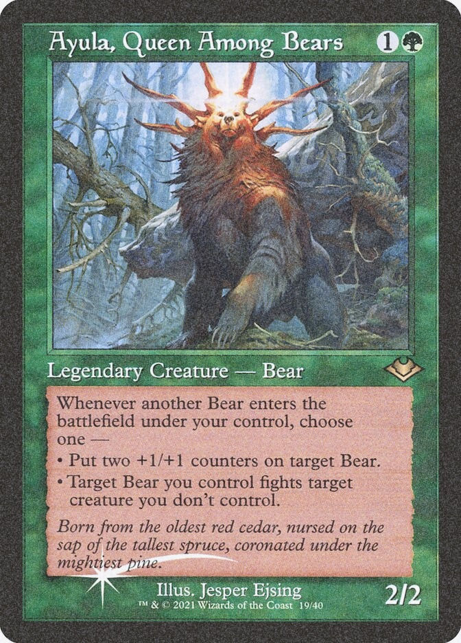 Ayula, Queen Among Bears (H1R) (19) / Foil Etched