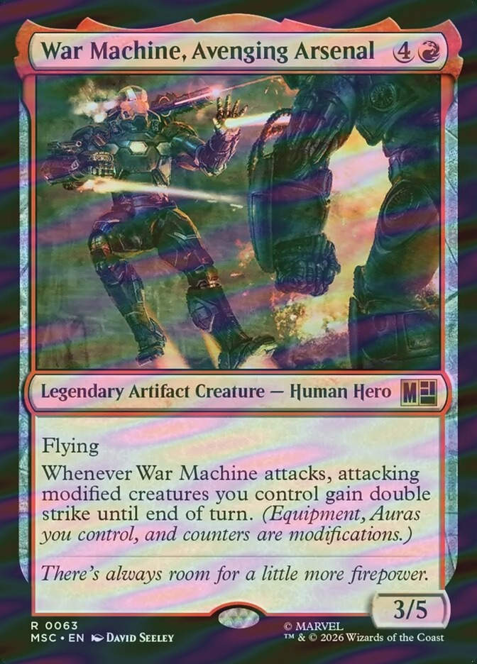 War Machine, Avenging Arsenal (MSC) (63) / Surge Foil
