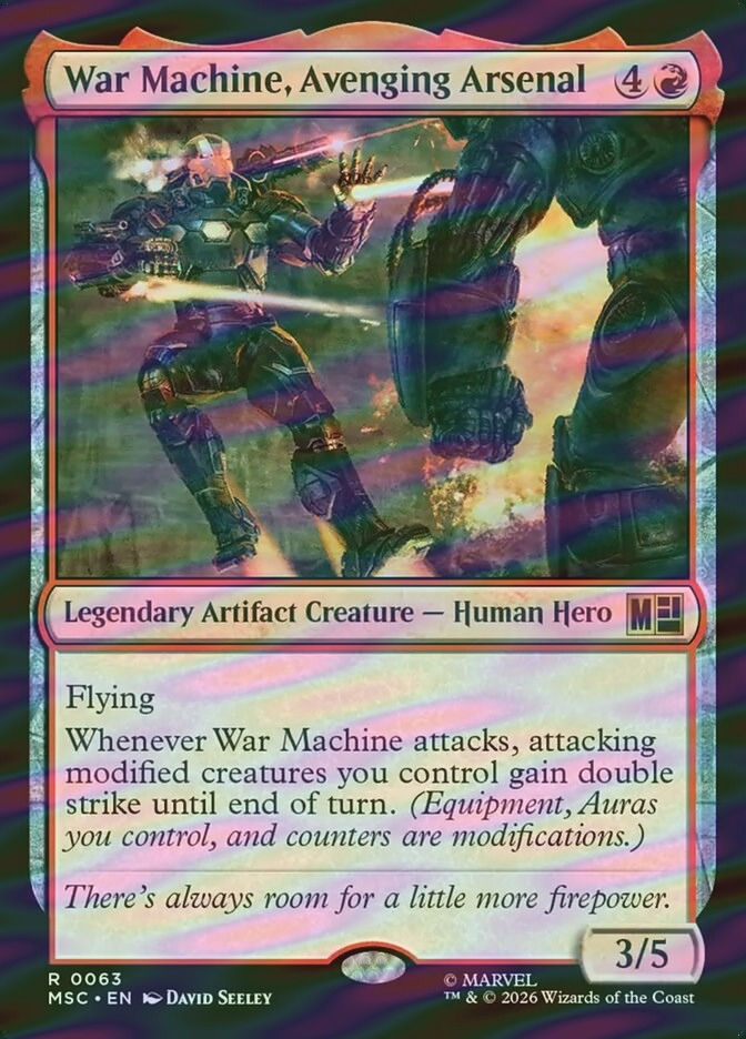 War Machine, Avenging Arsenal (MSC) (63) / Surge Foil